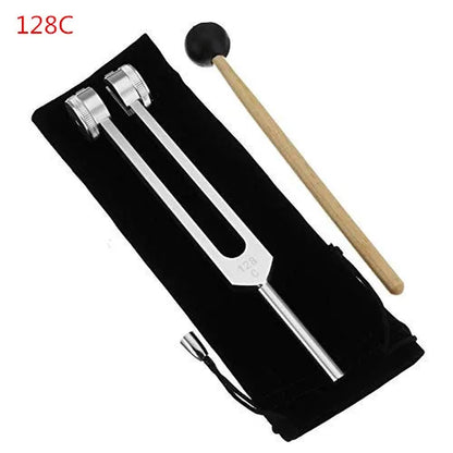 Precision Medical Tuning Fork Set with Chakra Hammer Ball - Sound Healing Therapy Instruments