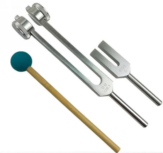 Chakra & Crystal Healing Tuning Fork Set - Precision Sound Therapy Tools